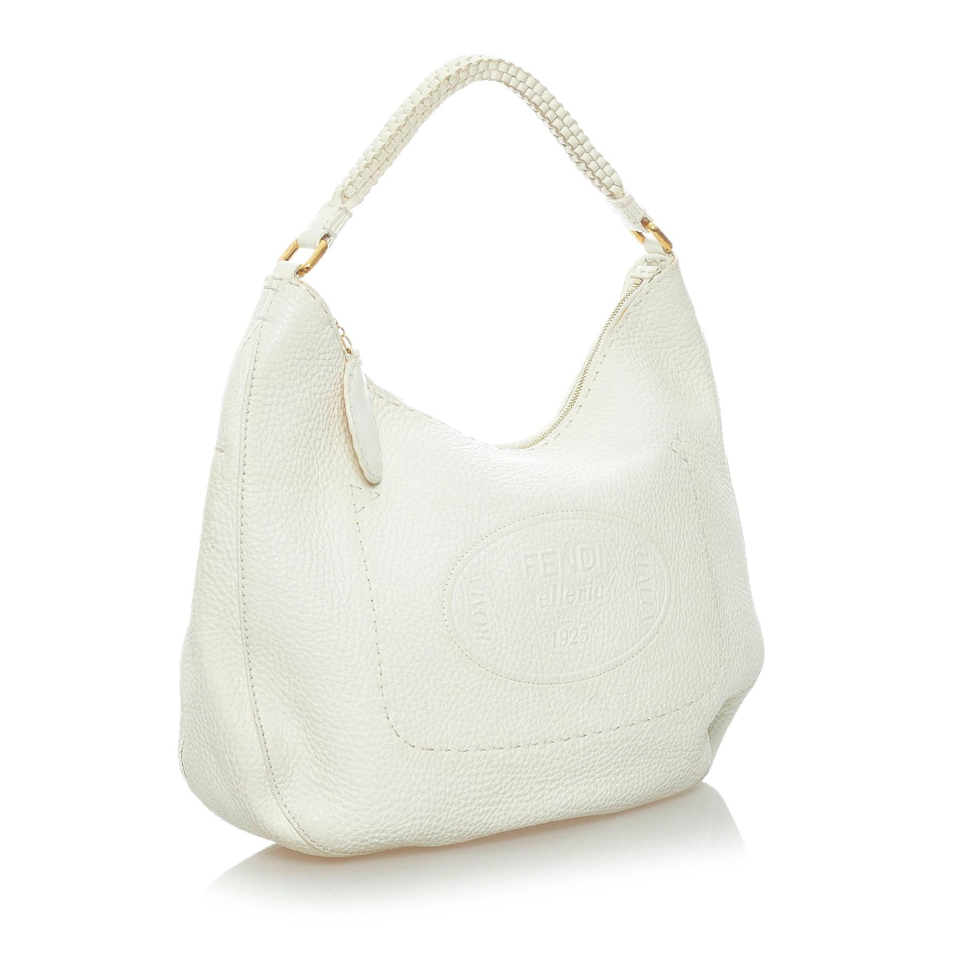 Fendi Selleria Leather Hobo Bag