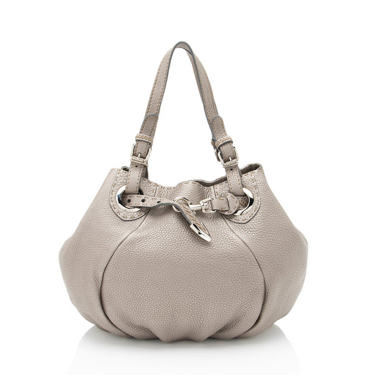 Fendi Selleria Leather Pomodorino Satchel