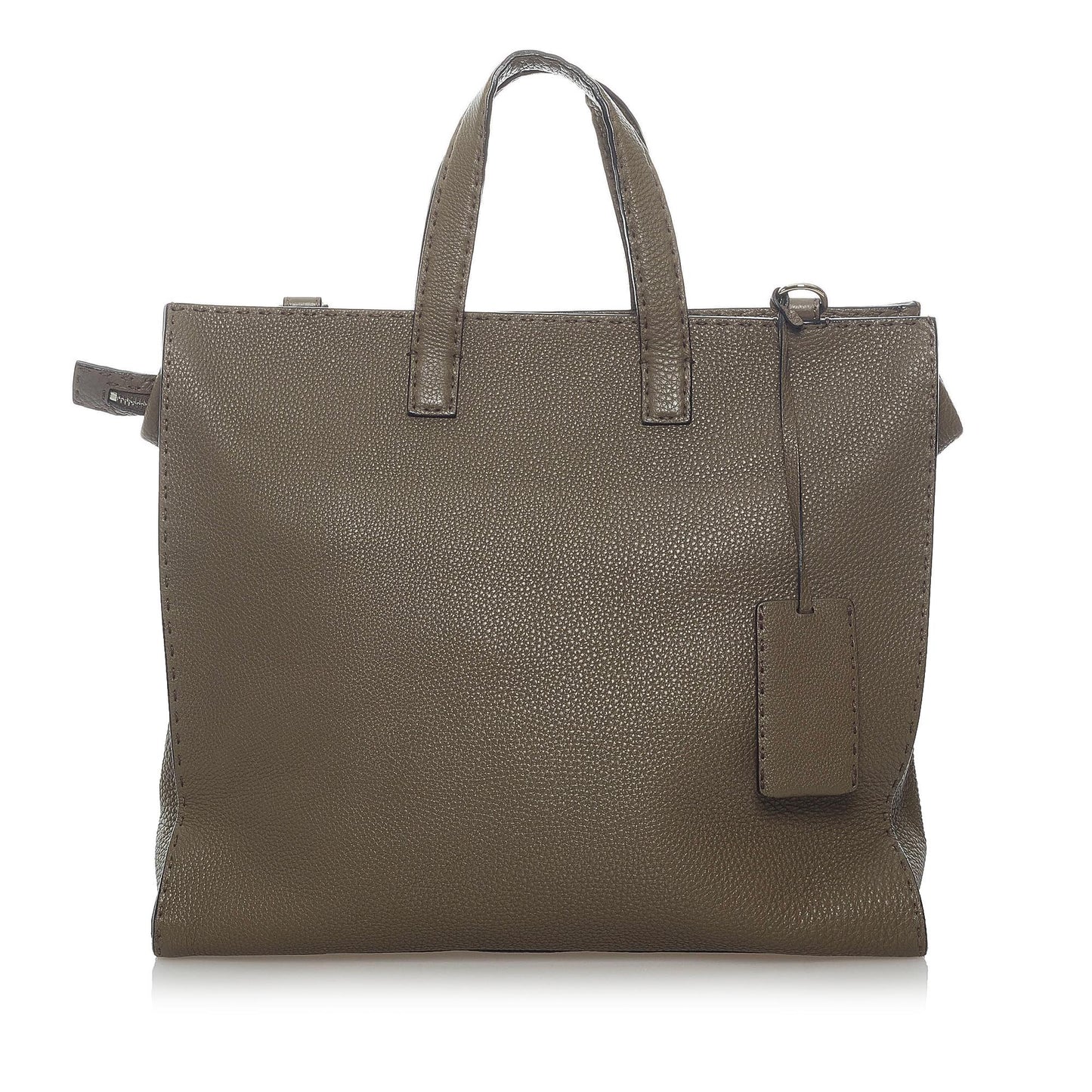 Fendi Selleria Leather Satchel