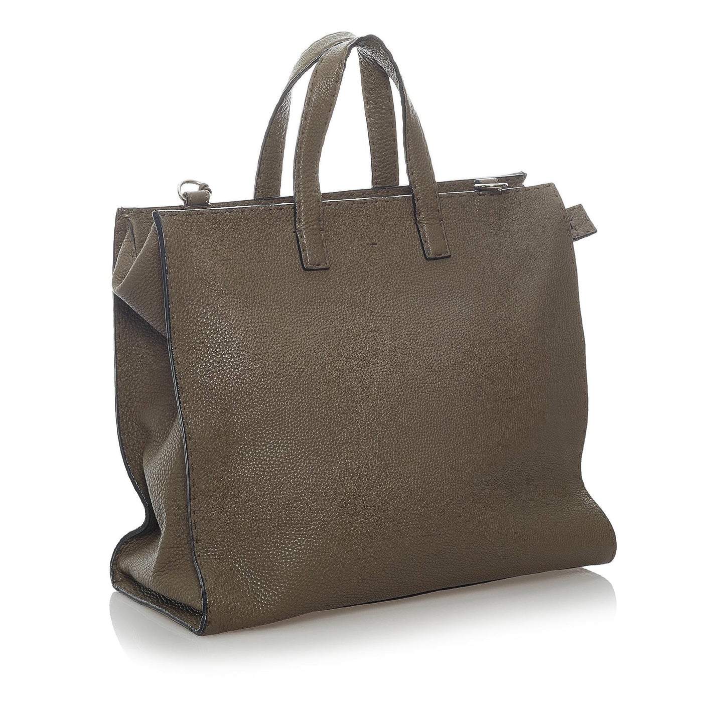 Fendi Selleria Leather Satchel