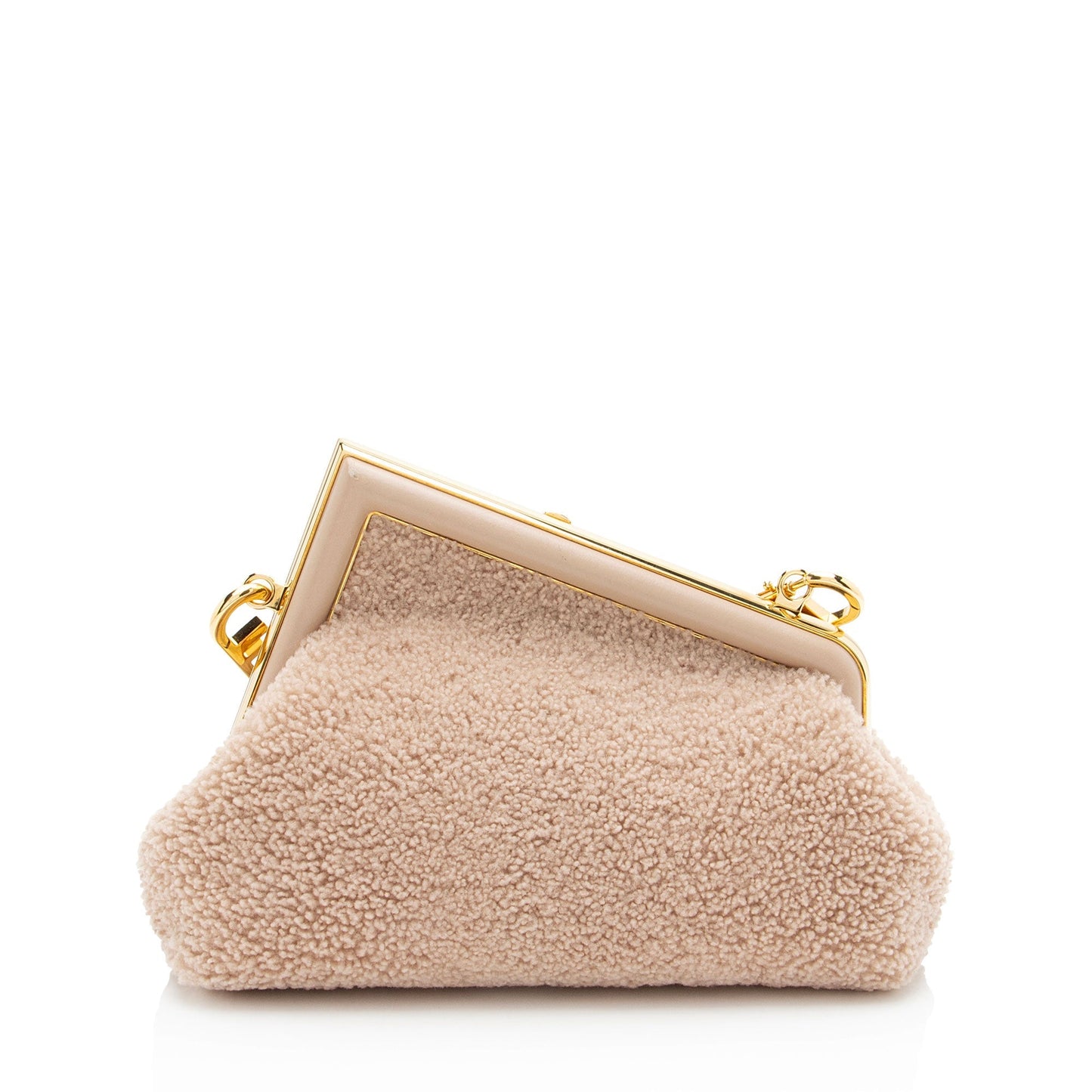 Fendi Leather Logo Pouch