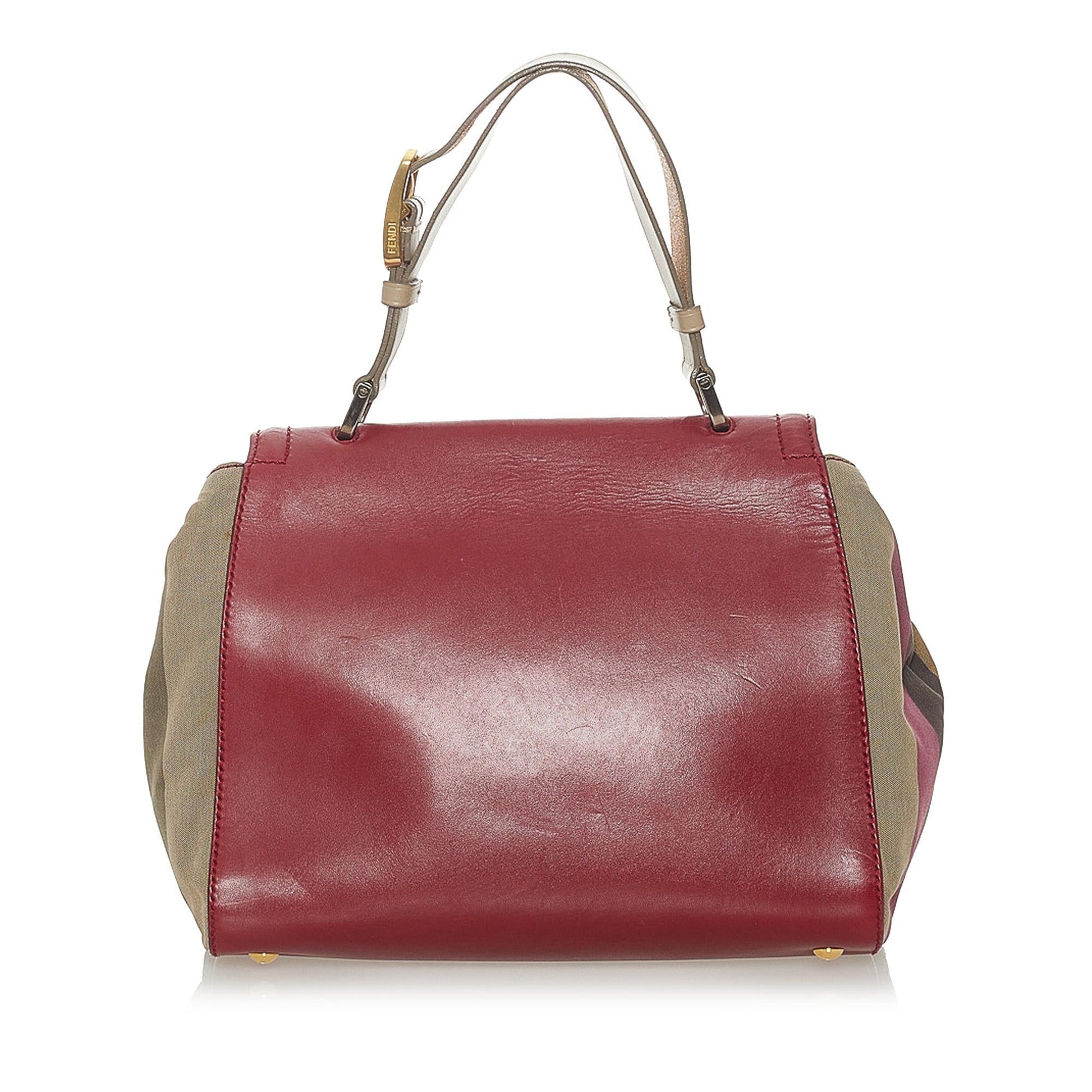 Fendi Silvana Leather Satchel