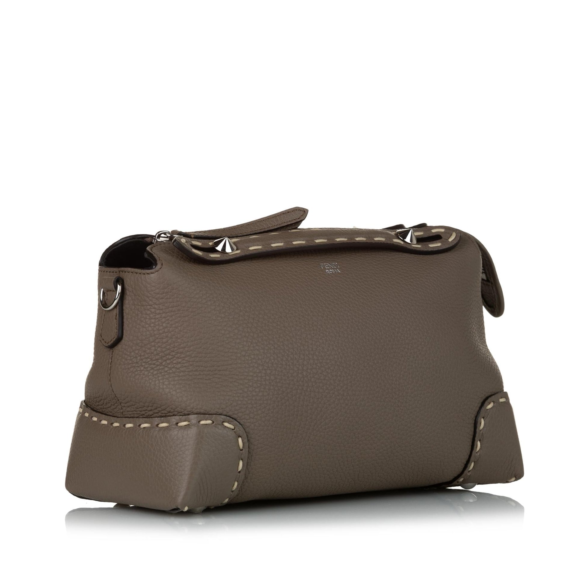 Fendi Small By The Way Leather Satchel