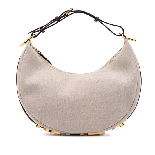 Fendi Small Canvas Fendigraphy Hobo