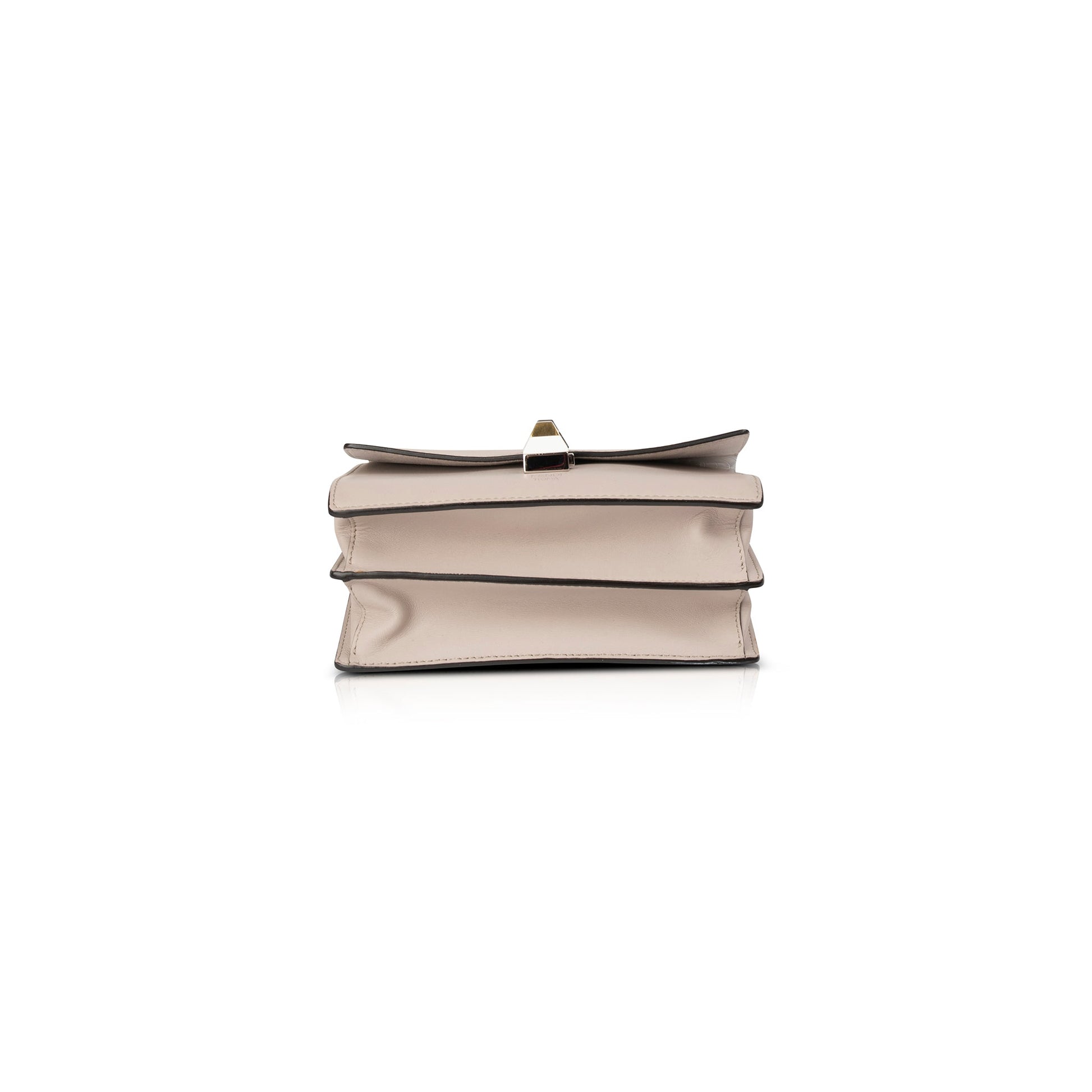 Fendi Small Kan I Leather Chain Shoulder Bag