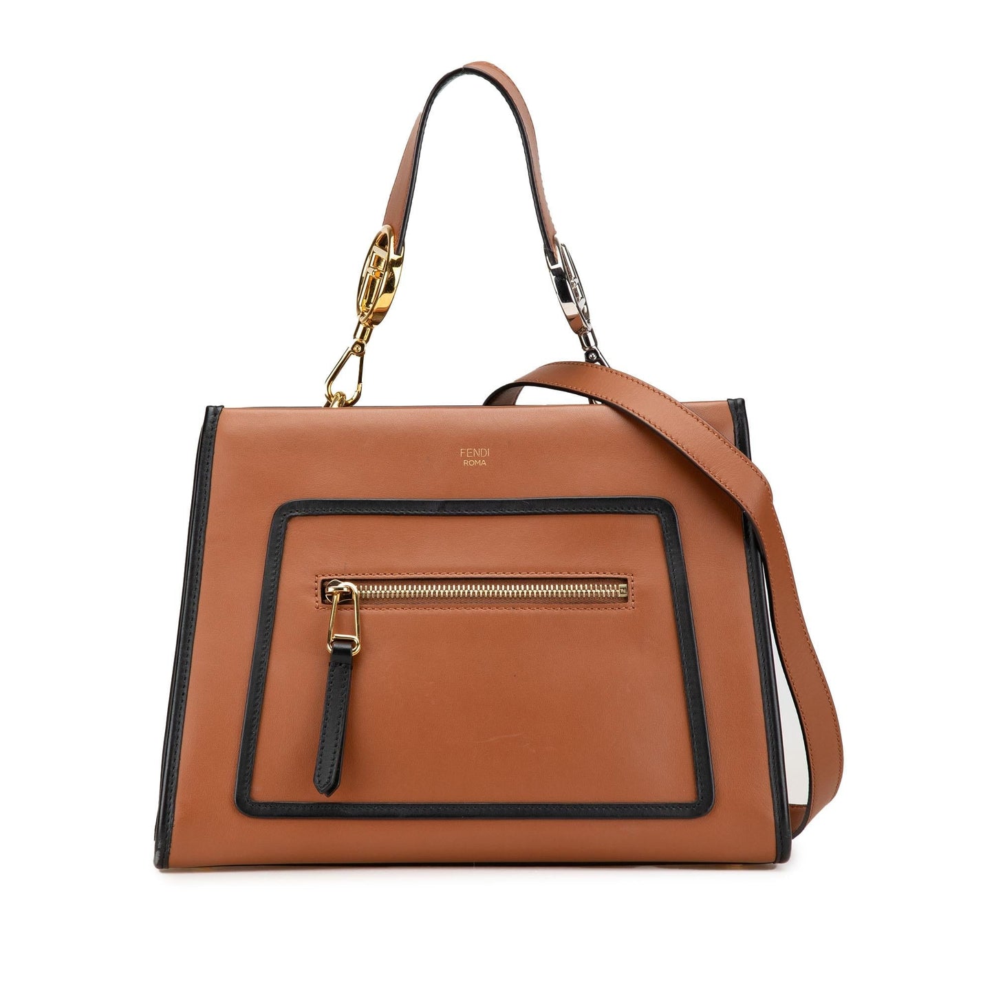 Fendi Small Leather Runaway Satchel