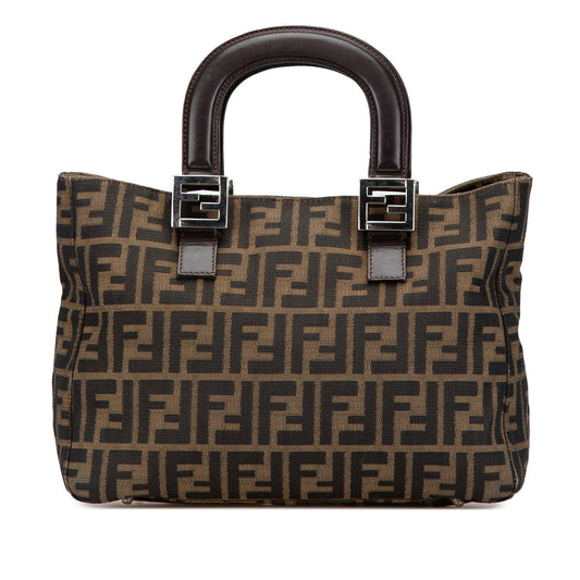 Fendi Small Zucca Canvas Twins Tote