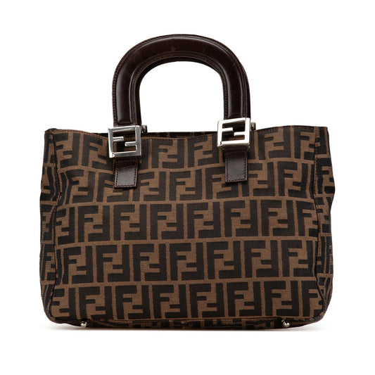 Fendi Small Zucca Canvas Twins Tote