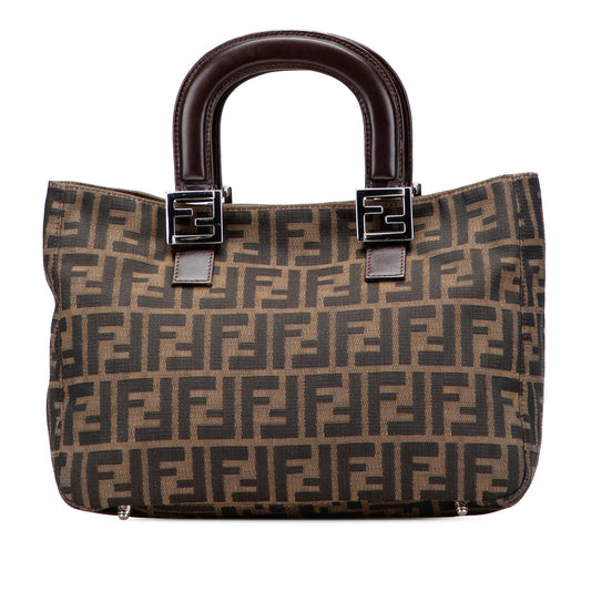 Fendi Small Zucca Canvas Twins Tote