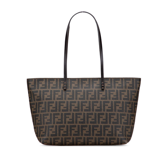 Fendi Small Zucca Coated Canvas Roll Tote