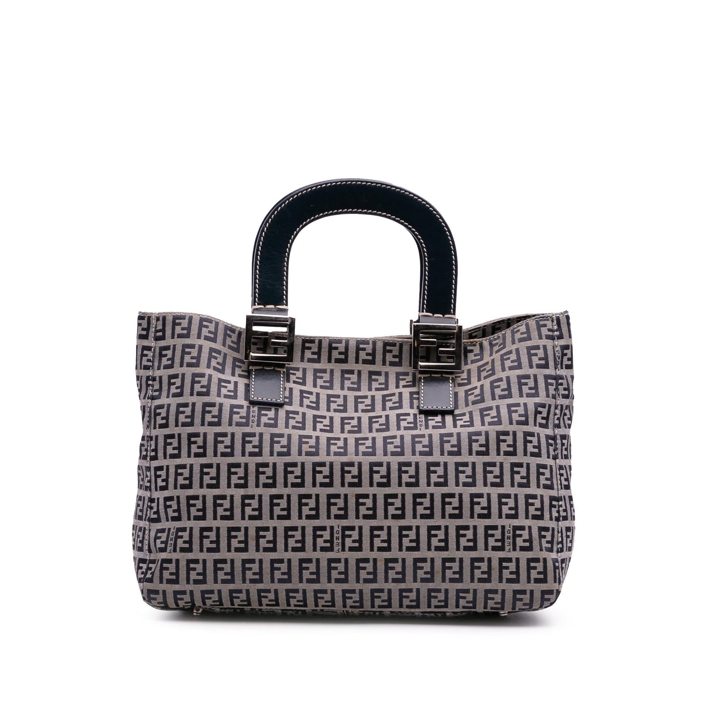 Fendi Small Zucchino Canvas Twins Tote