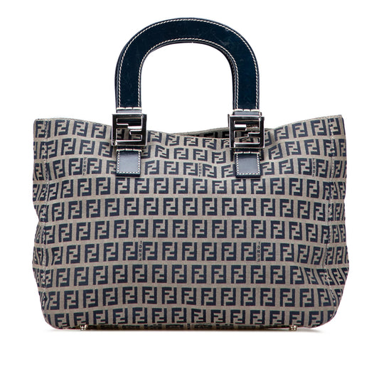 Fendi Small Zucchino Canvas Twins Tote