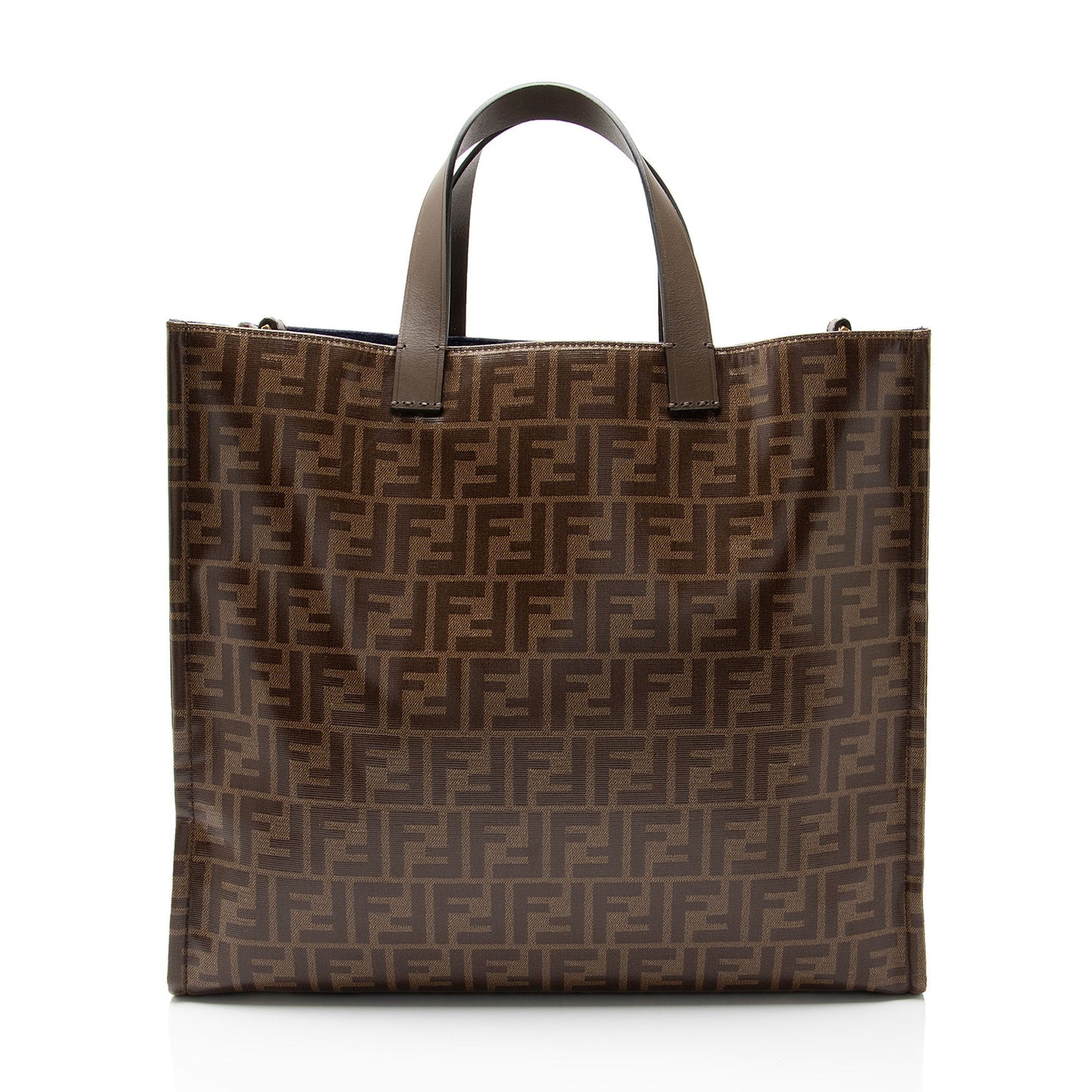 Fendi Spalmati Fila Mania Logo Shopper Tote