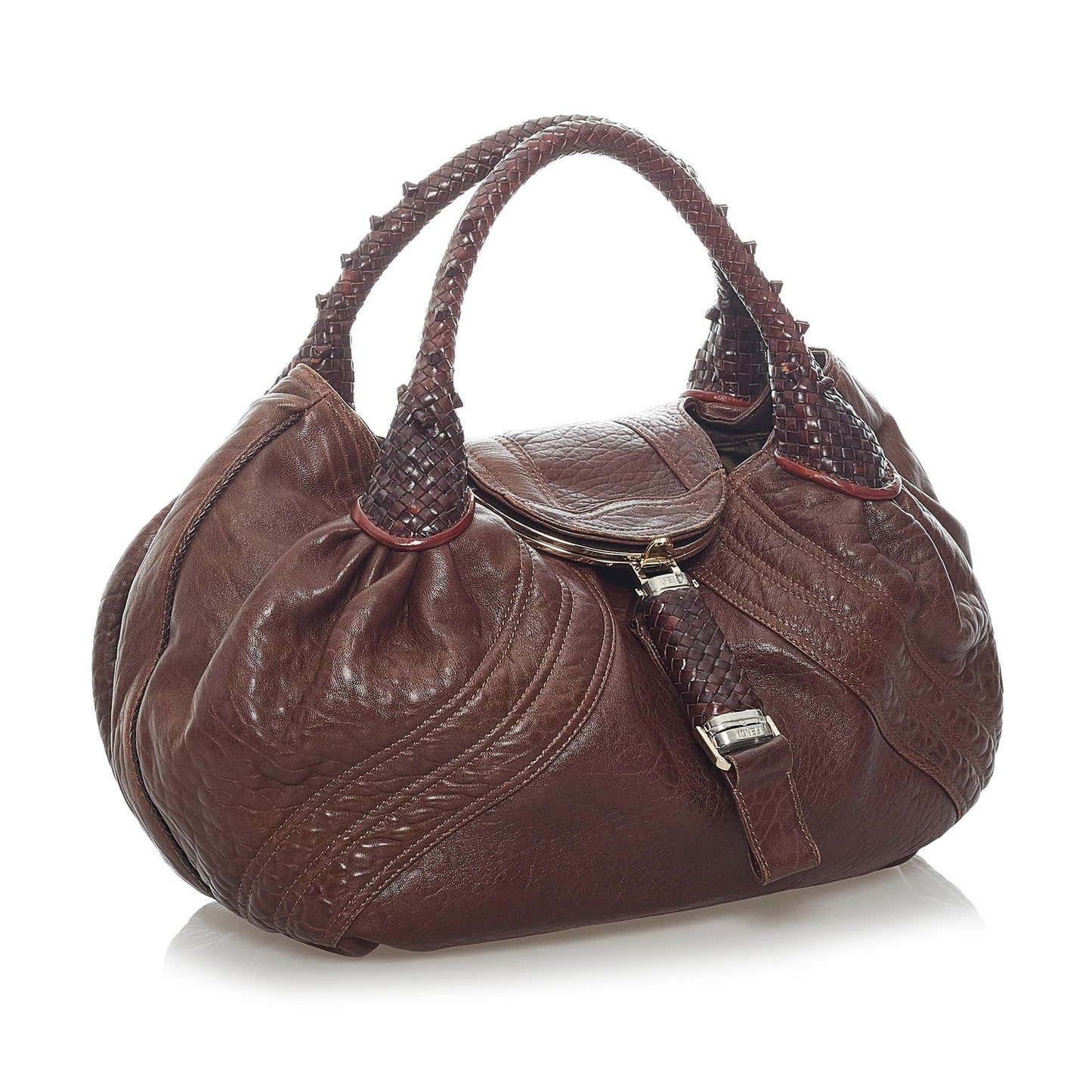 Fendi Spy Leather Handbag