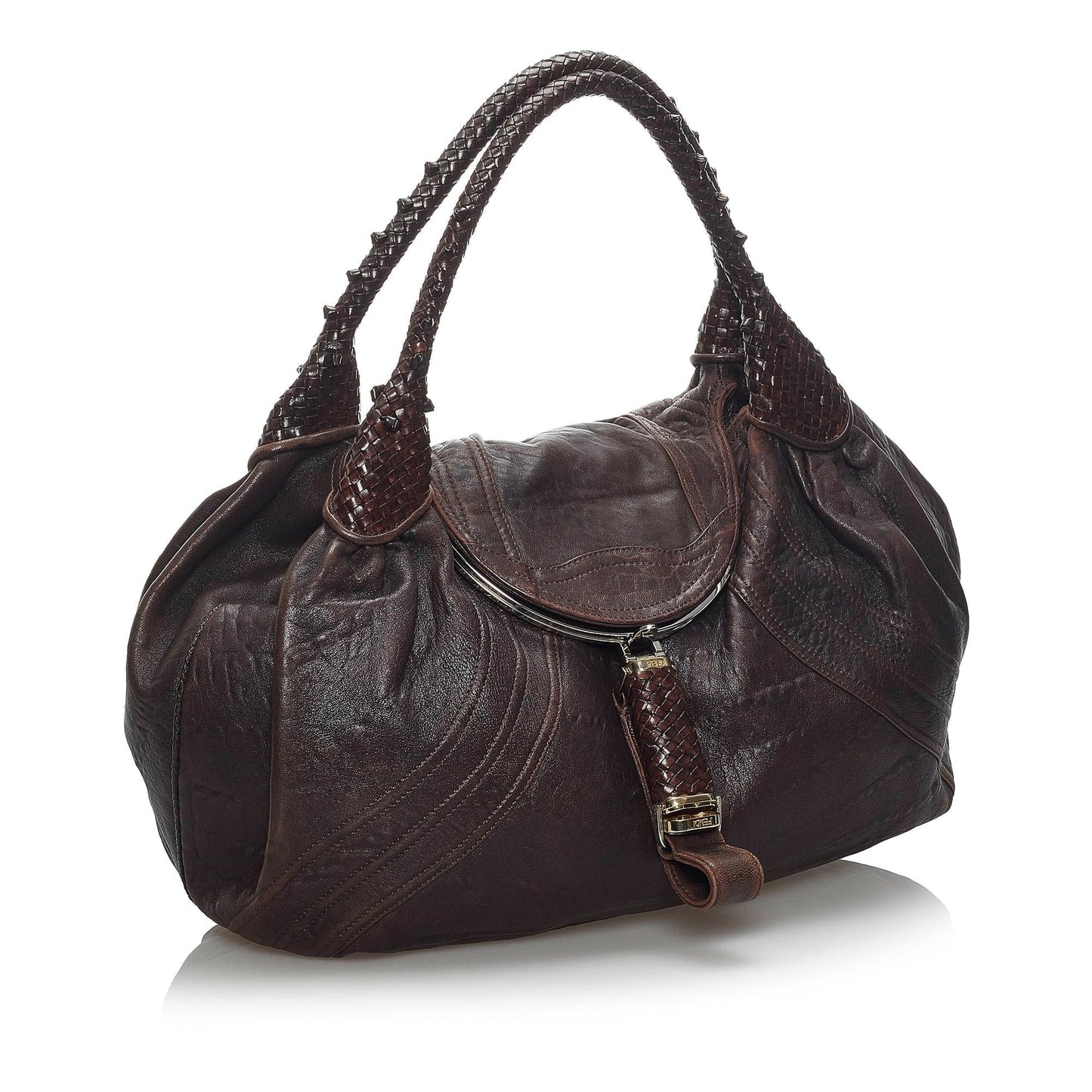 Fendi Spy Leather Handbag