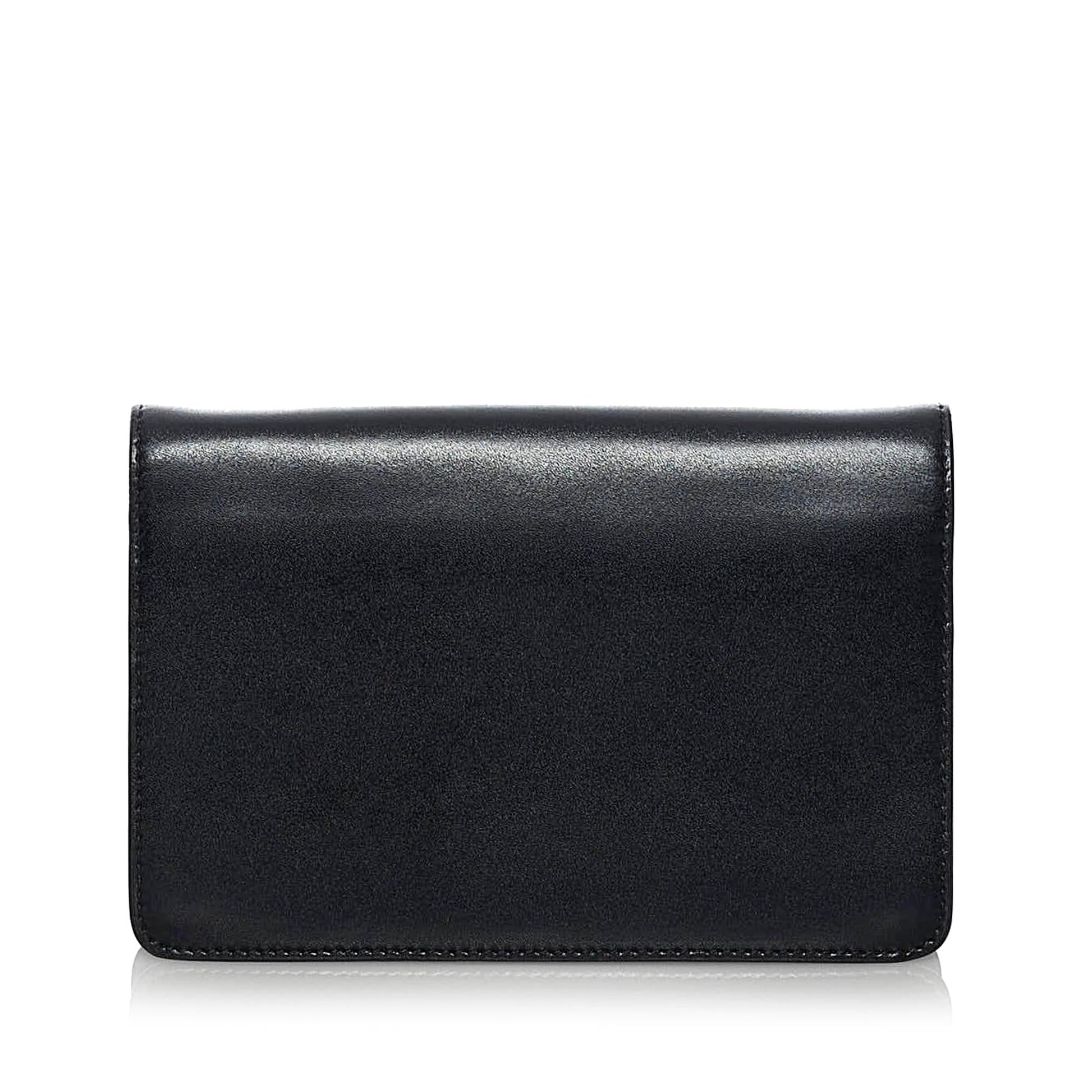Fendi Studded Leather Wallet on Chain
