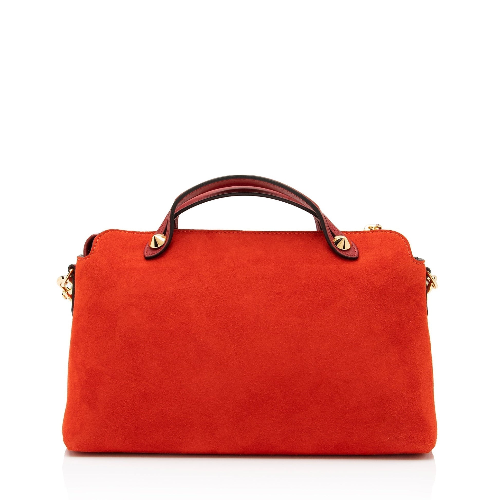 Fendi Suede Calfskin By The Way Medium Boston Bag