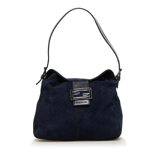Fendi Suede Double Flap