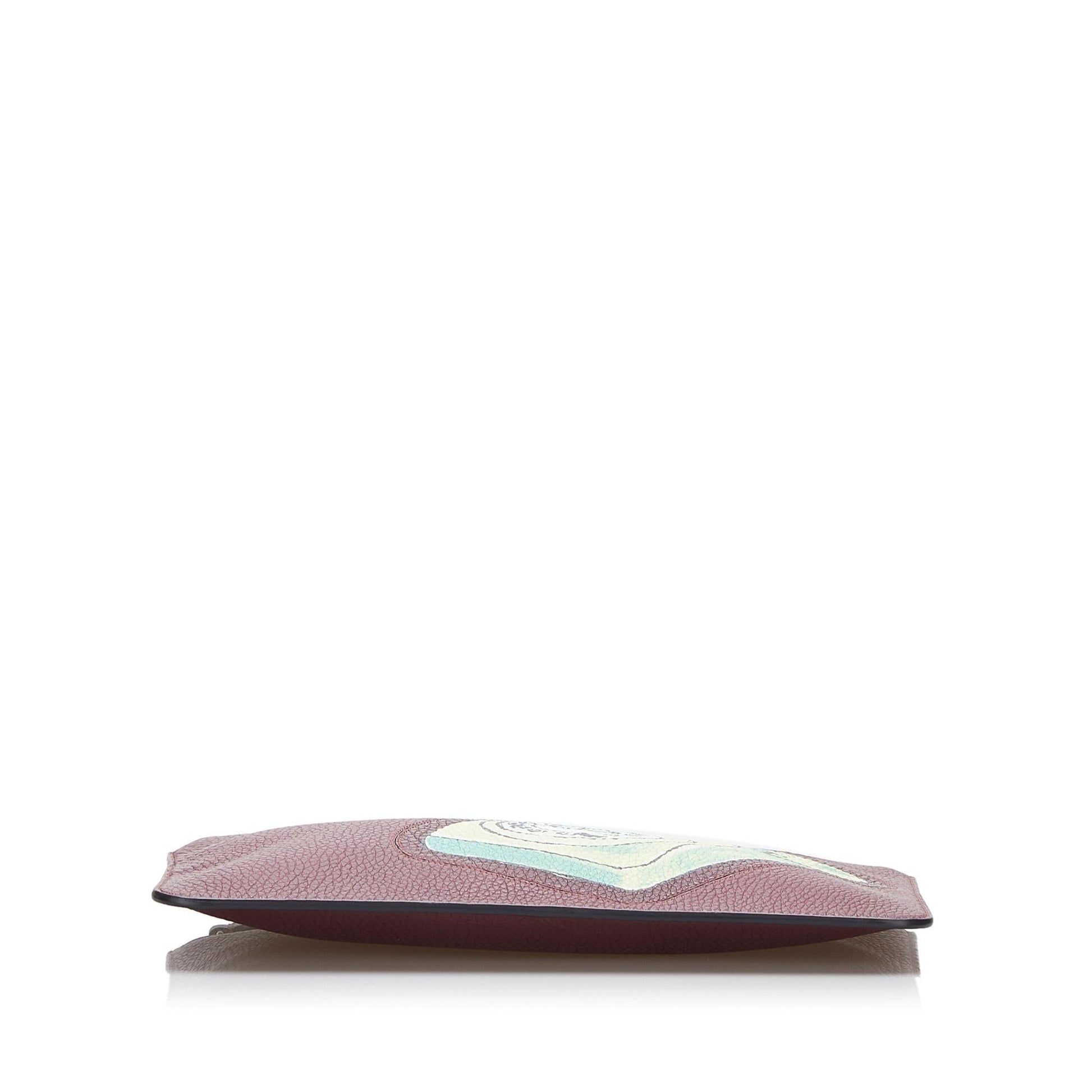 Fendi Telephone Leather Clutch