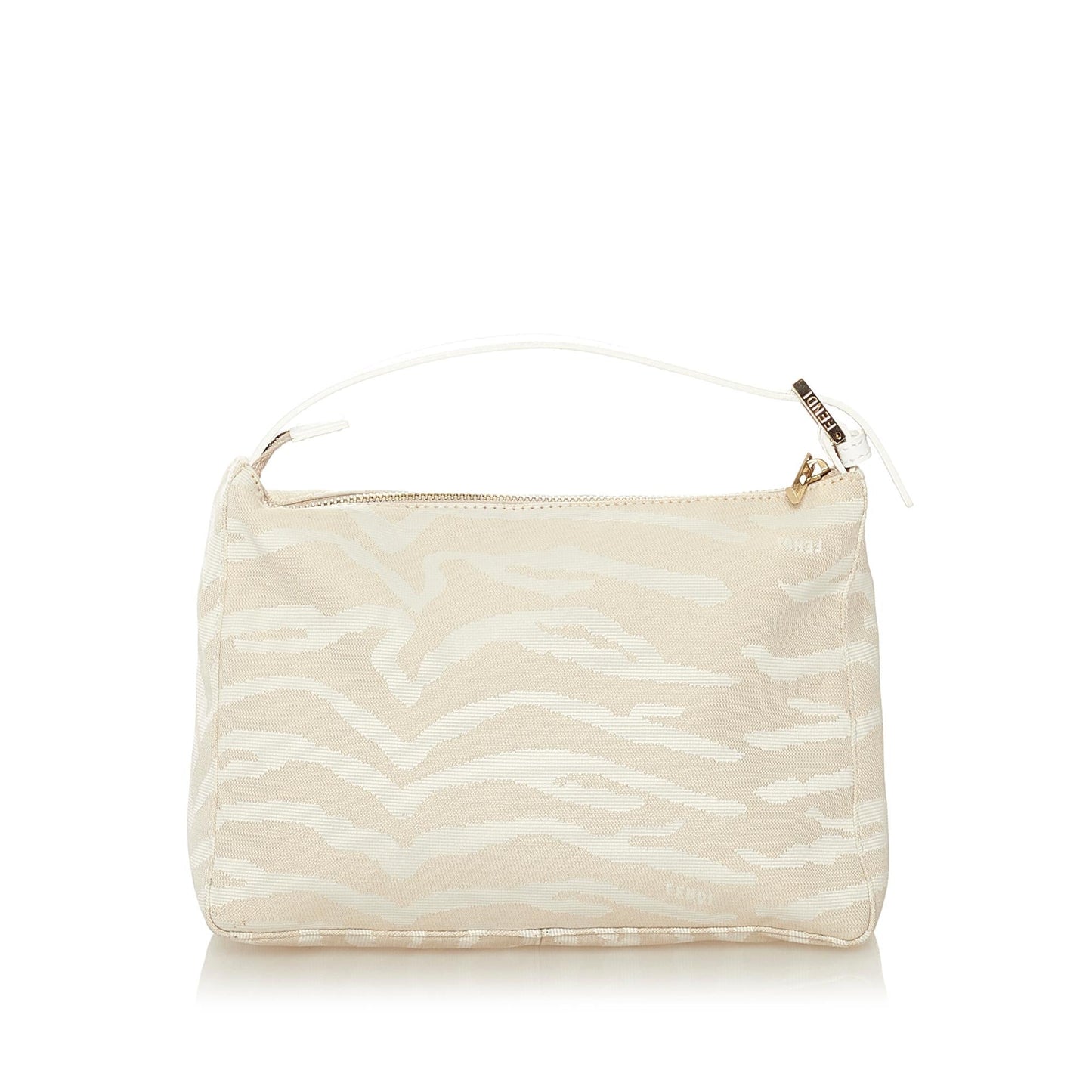 Fendi Tiger Print Canvas Handbag