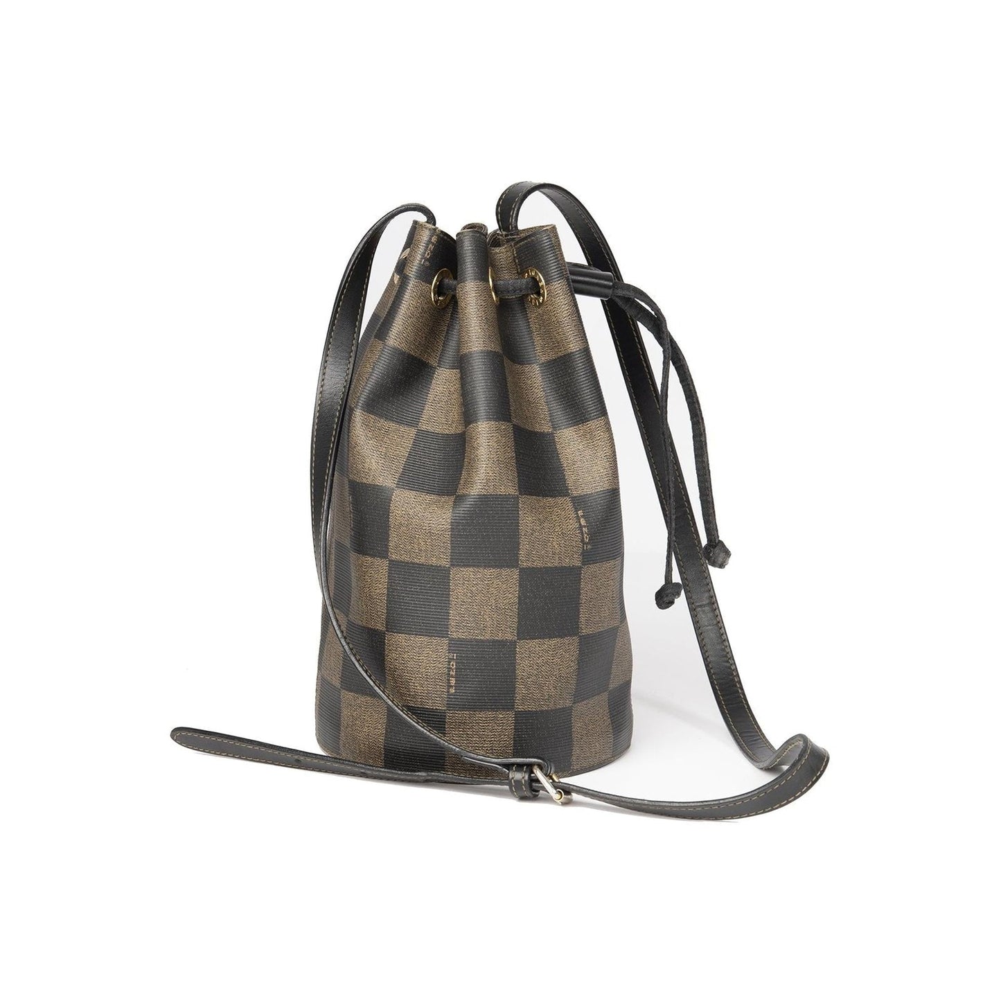 Fendi Checkered Bucket Bag