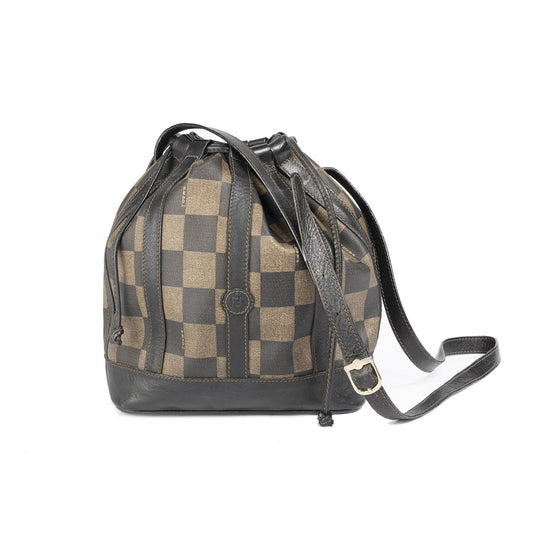 Fendi Checkered Bucket Bag
