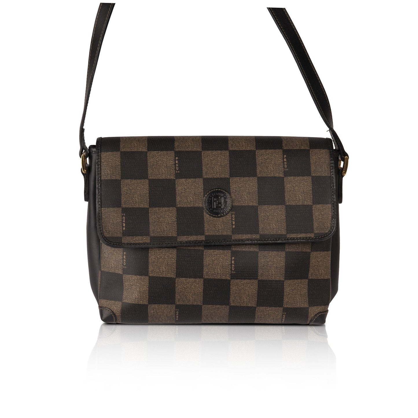 Fendi Checkered Crossbody Bag