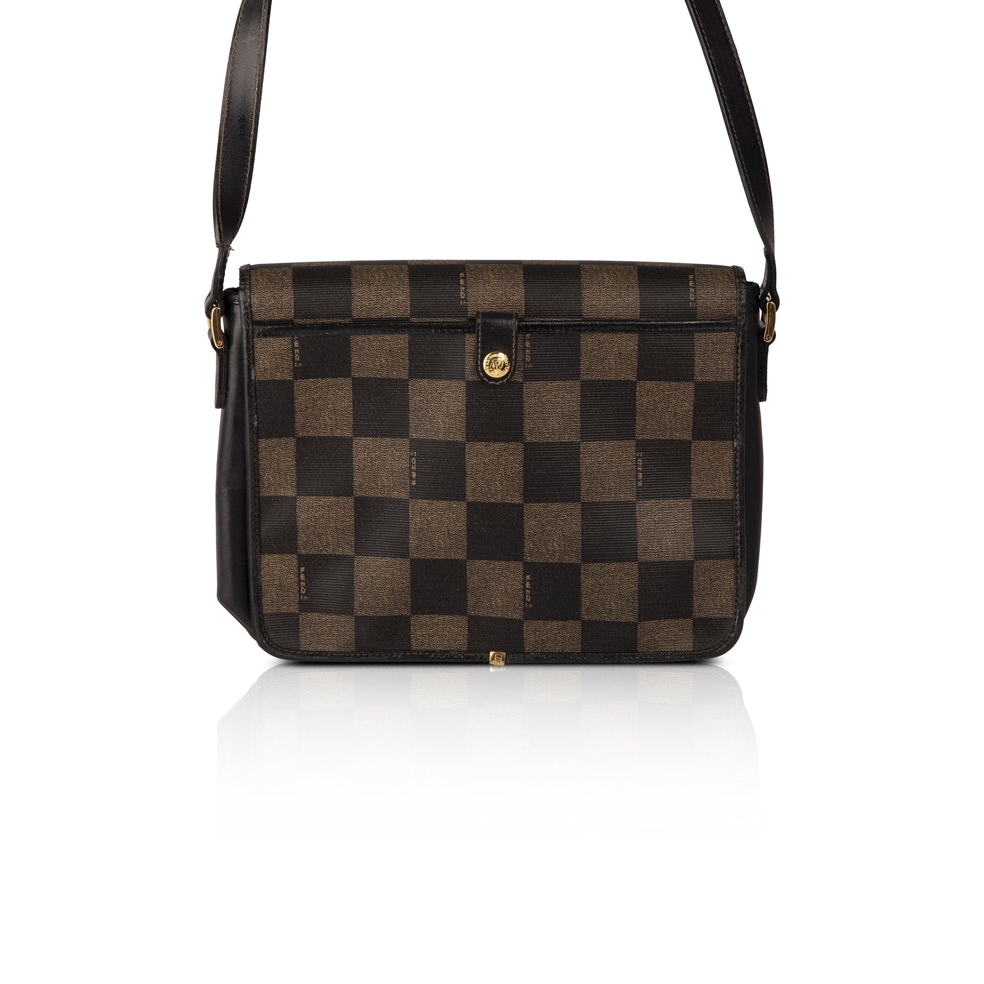 Fendi Checkered Crossbody Bag
