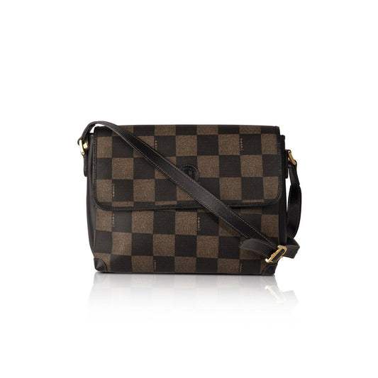 Fendi Checkered Crossbody Bag