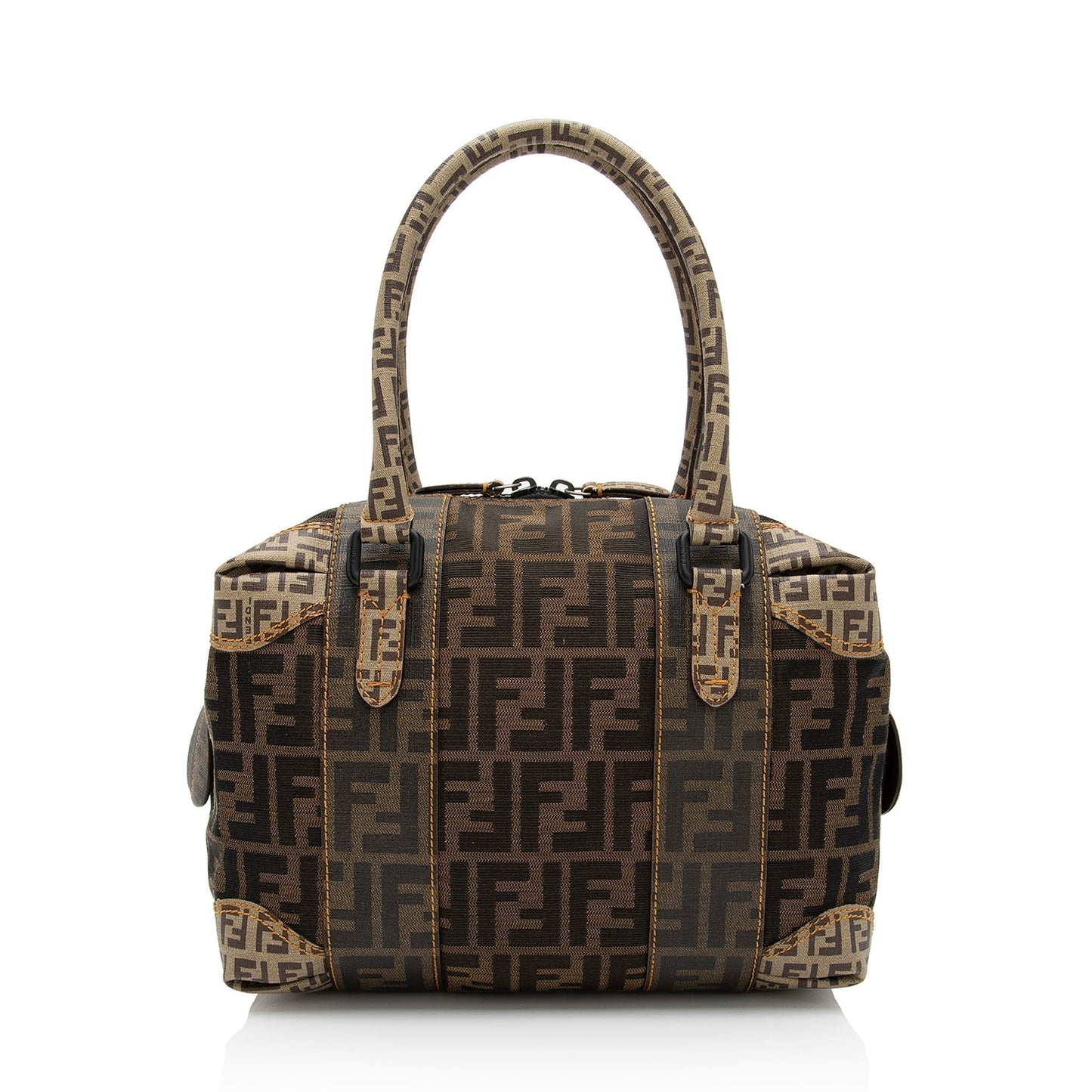 Fendi Zucca B Mix Medium Boston Bag