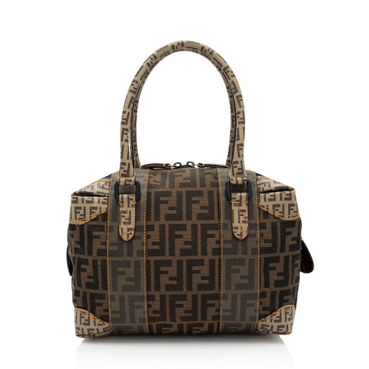 Fendi Zucca B Mix Medium Boston Bag