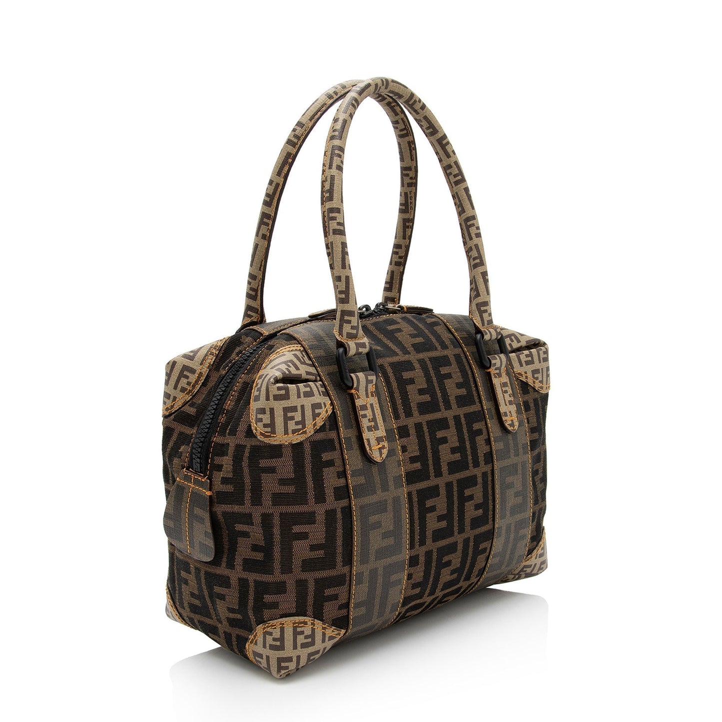 Fendi Zucca B Mix Medium Boston Bag