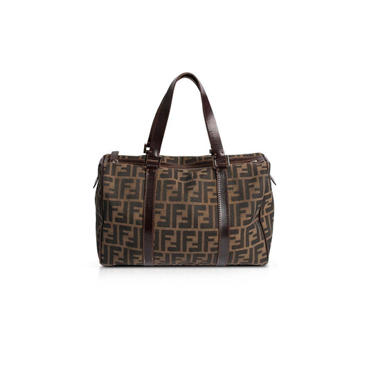 Fendi Zucca Boston Bag