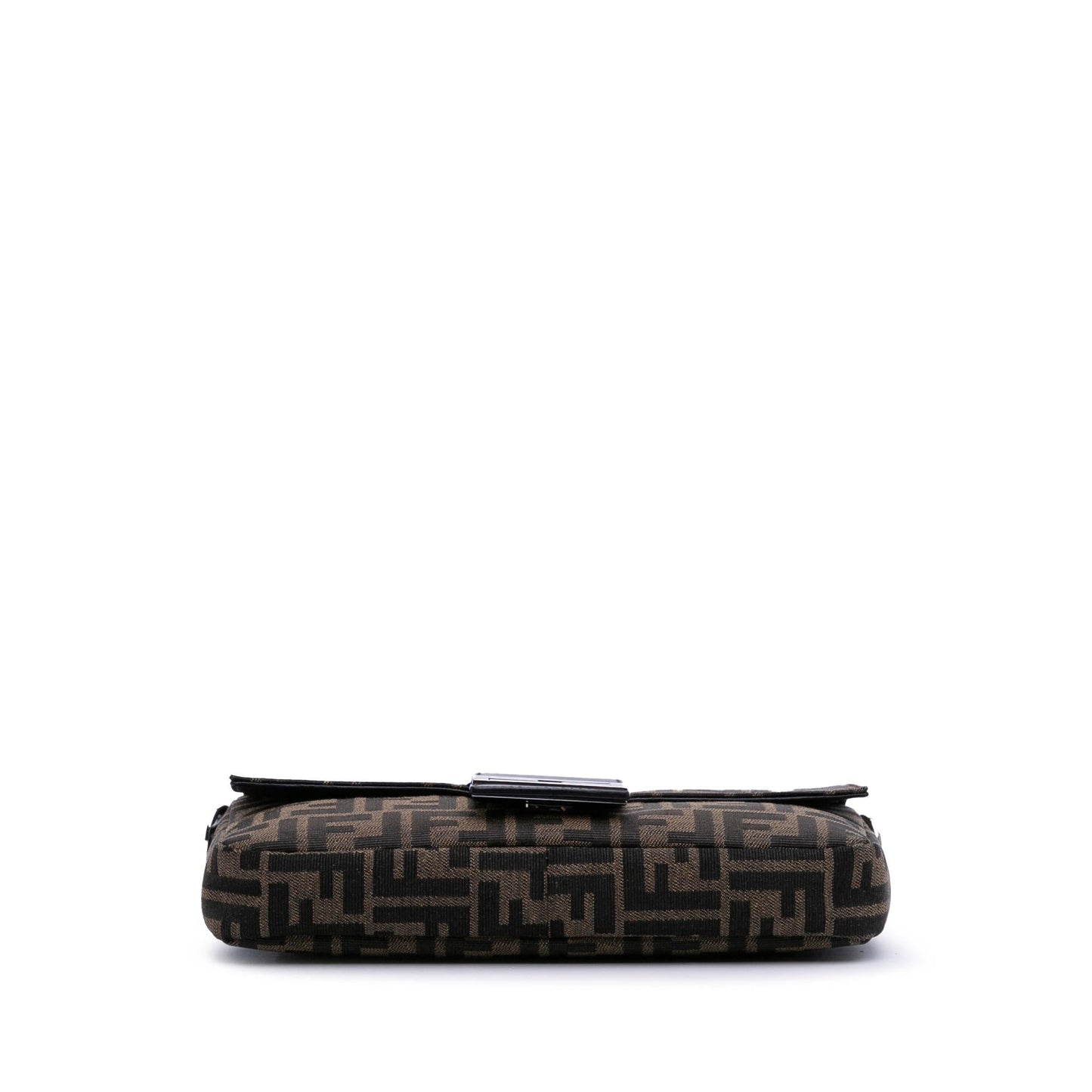 Fendi Zucca Canvas Convertible Baguette Satchel