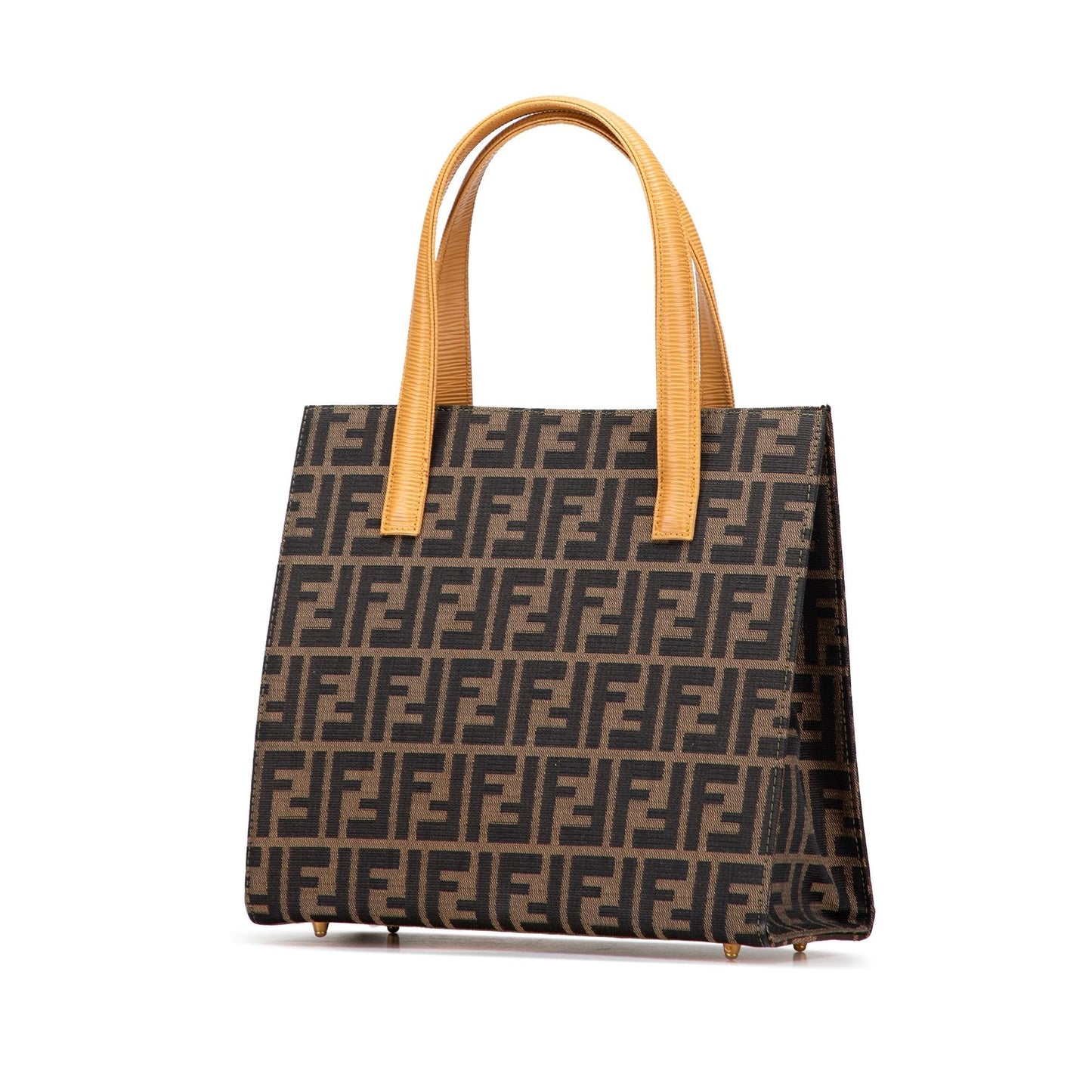 Fendi Zucca Canvas Front Pocket Tote