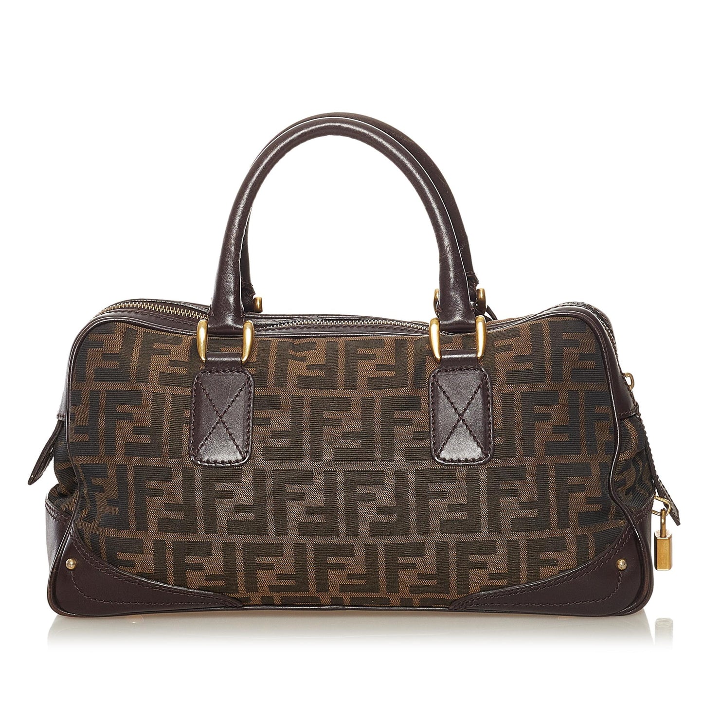 Fendi Zucca Canvas Handbag