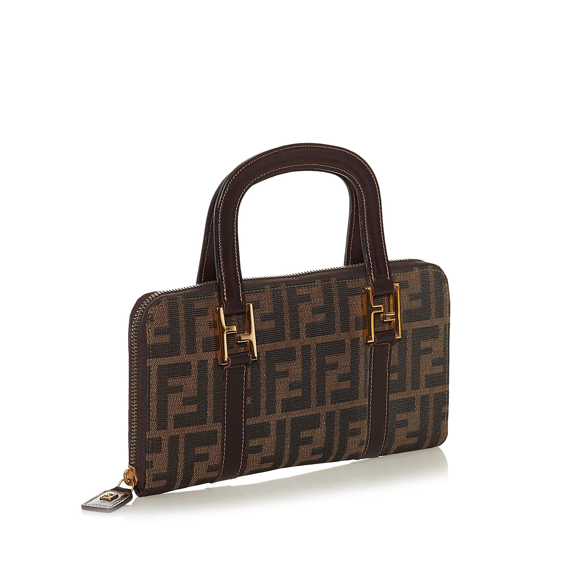 Fendi Zucca Canvas Handbag
