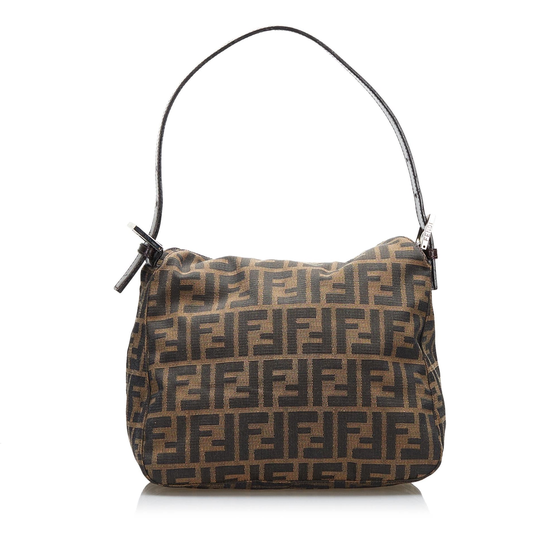 Fendi Zucca Canvas Handbag