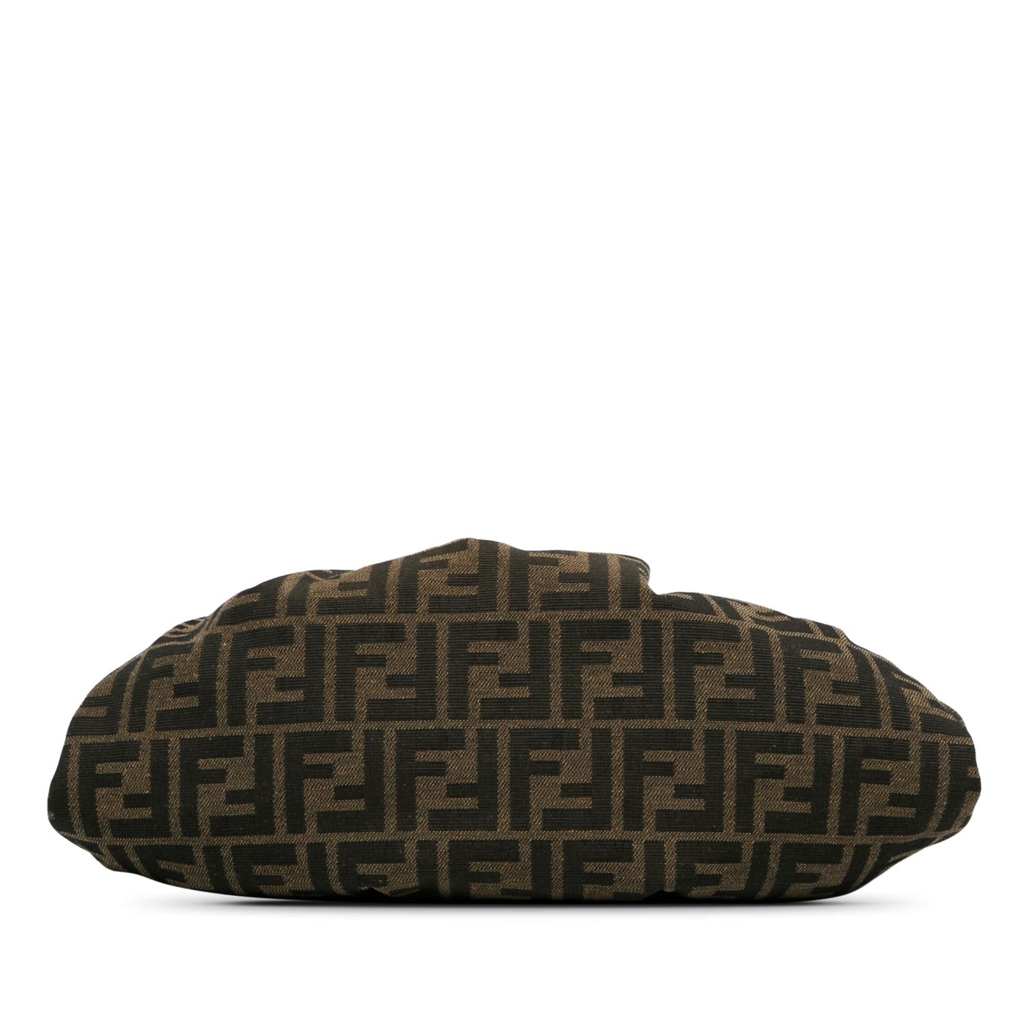 Fendi Zucca Canvas Shell Clutch (SHG-8ur43S)
