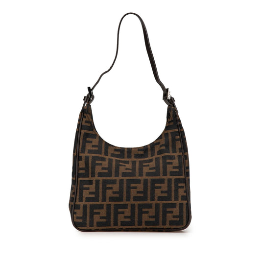 Fendi Zucca Canvas Shoulder Bag