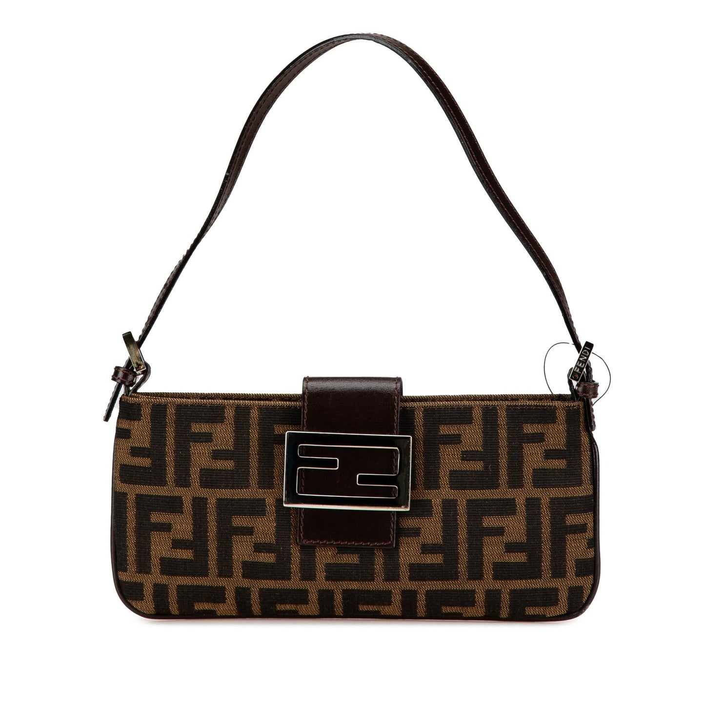 Fendi Zucca Canvas Shoulder Bag