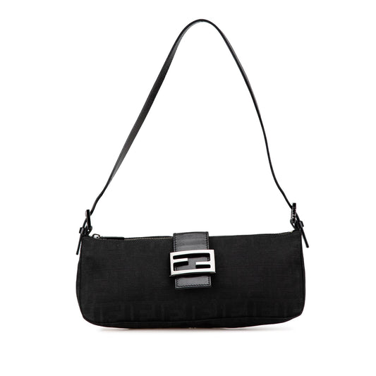 Fendi Zucca Canvas Shoulder Bag