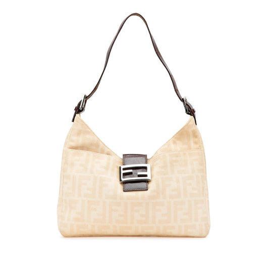 Fendi Zucca Canvas Shoulder Bag
