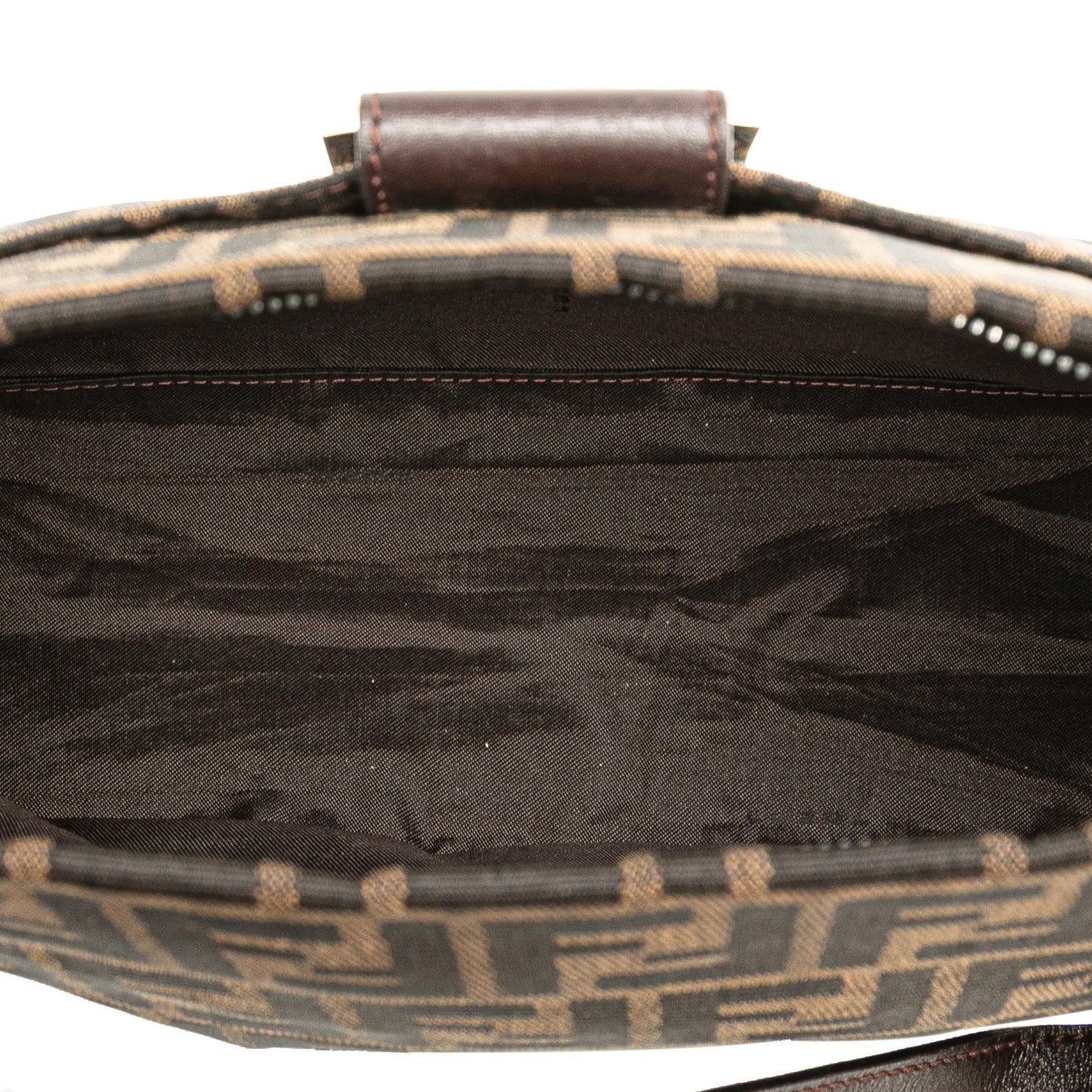 Fendi Zucca Canvas Shoulder Bag