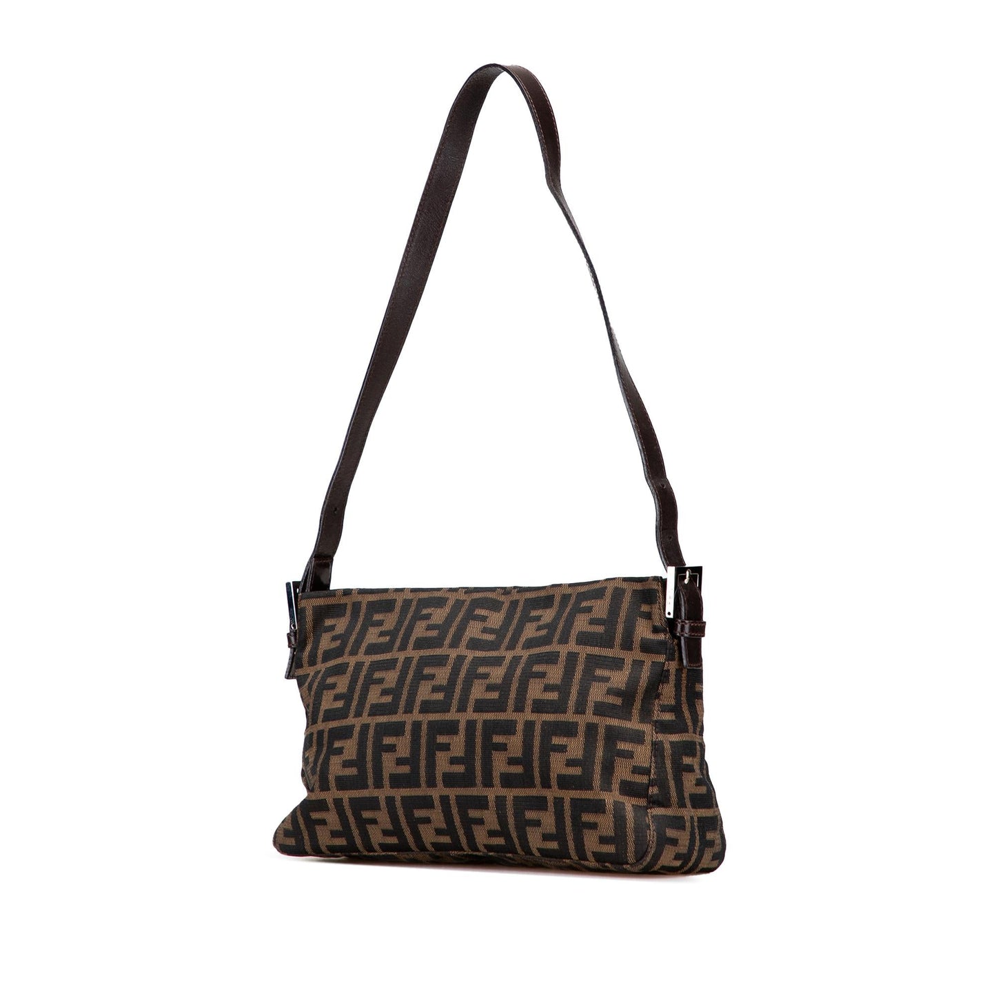 Fendi Zucca Canvas Shoulder Bag
