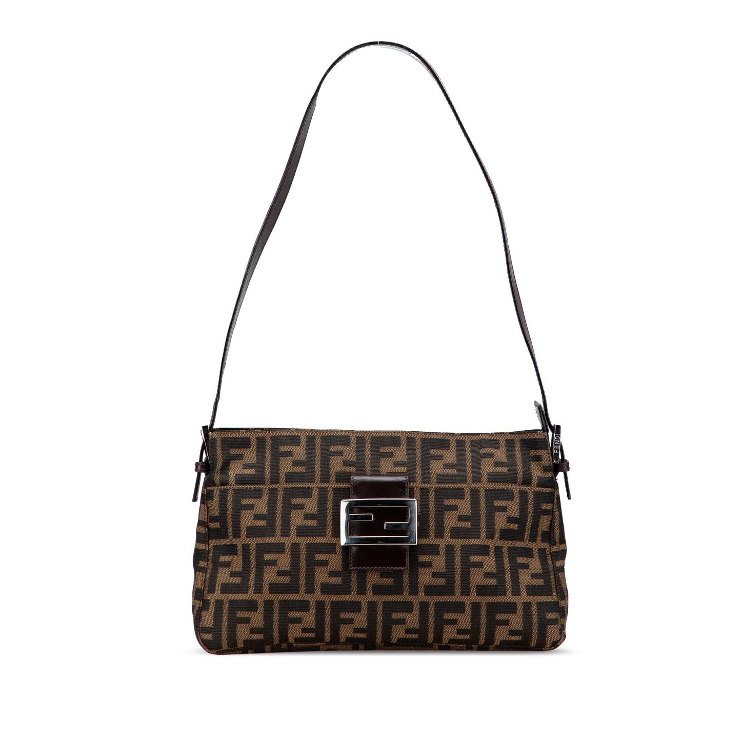 Fendi Zucca Canvas Shoulder Bag