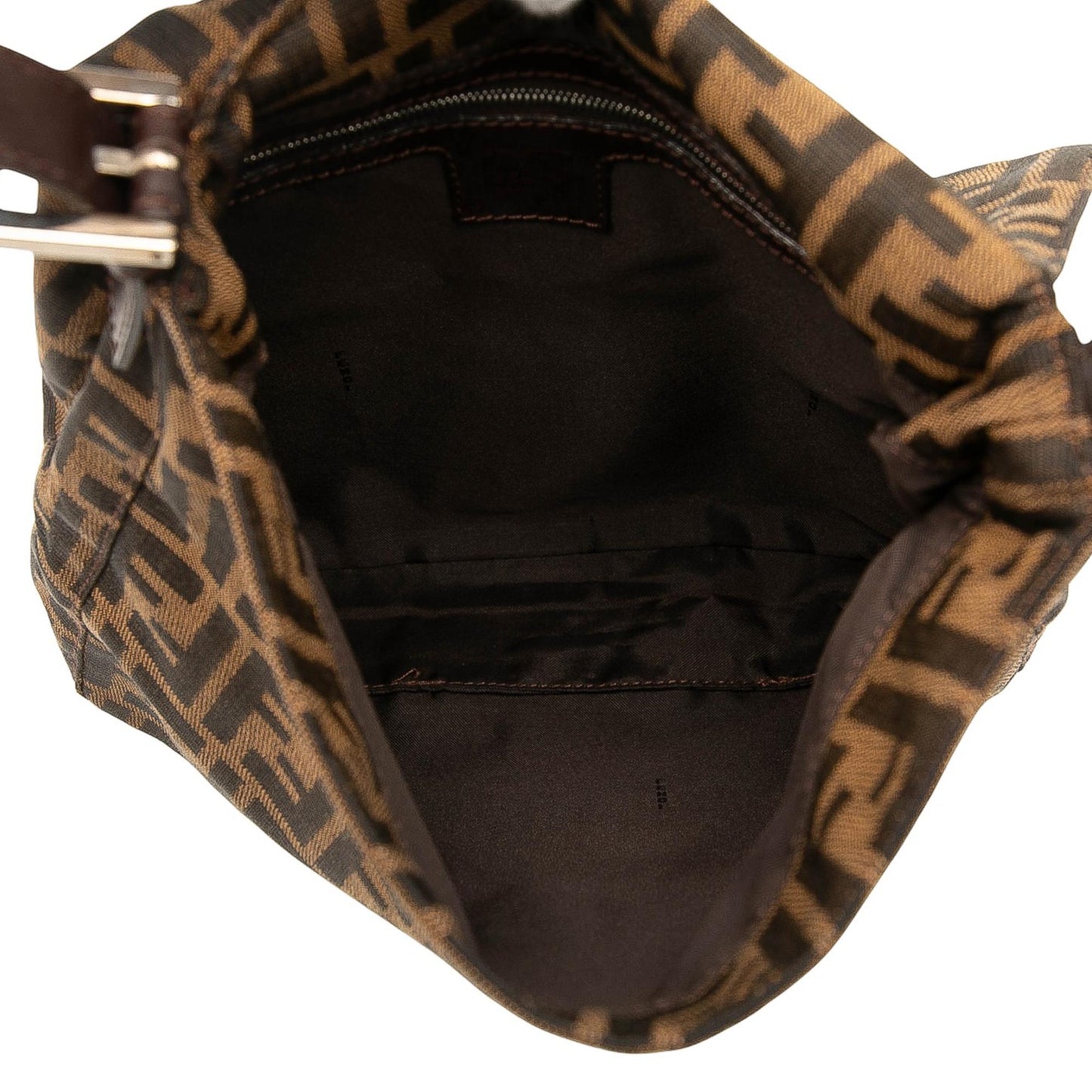 Fendi Zucca Canvas Shoulder Bag