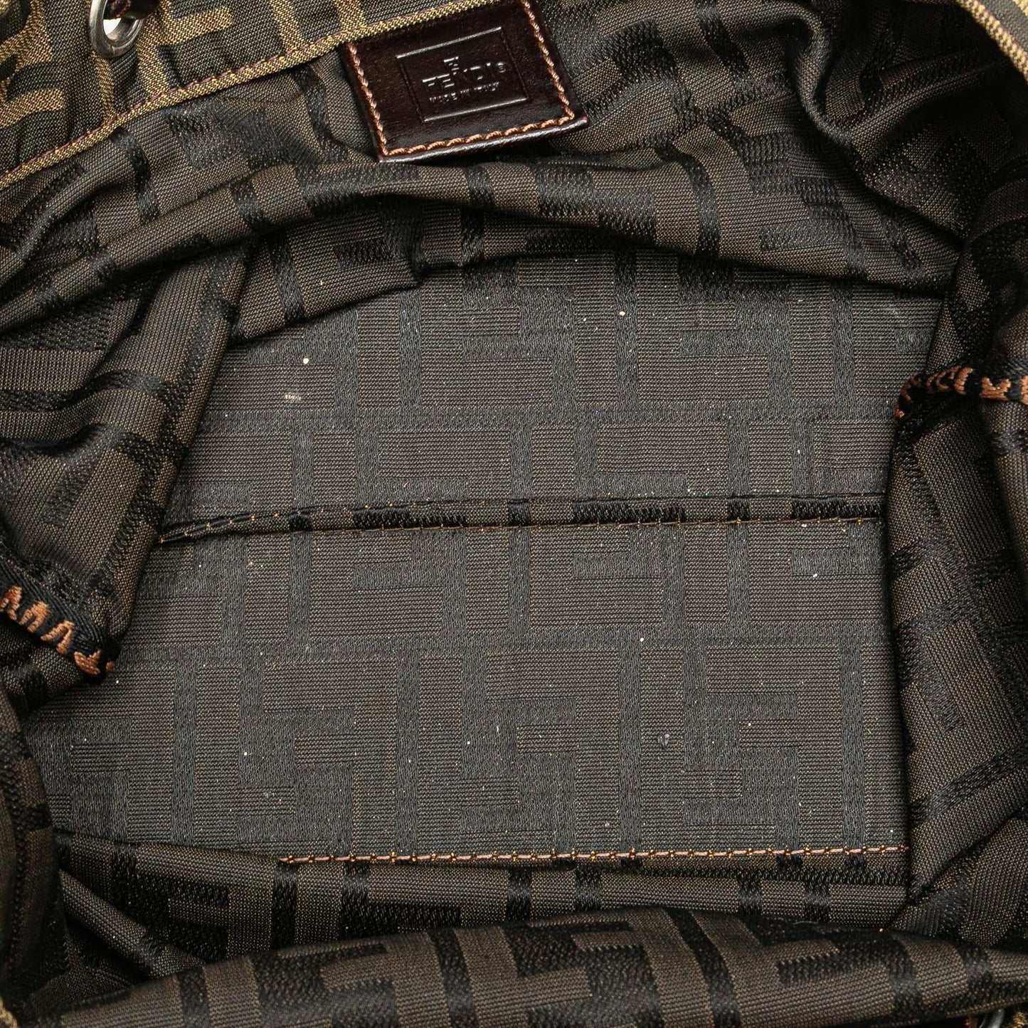Fendi Large Zucca Canvas Shopper Tote