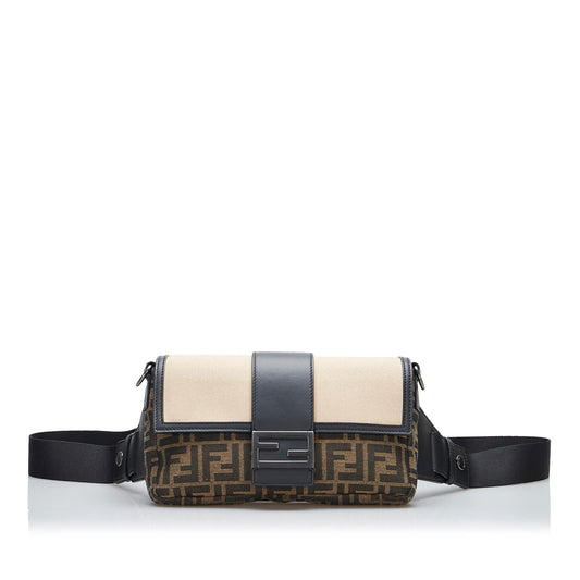 Fendi Zucca Convertible Belt Bag (SHG-puMwVP)
