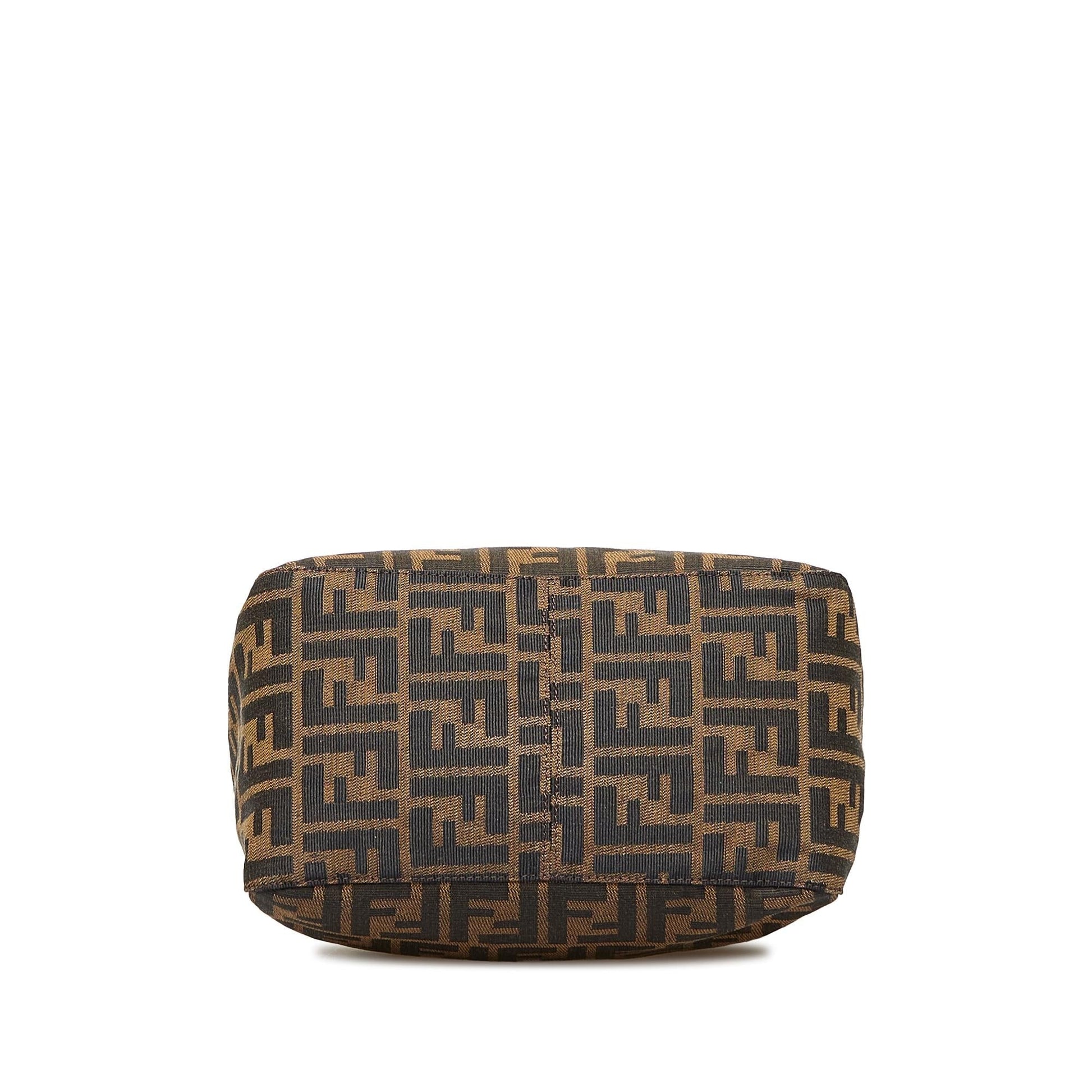 Fendi Zucca Double Flap Shoulder Bag